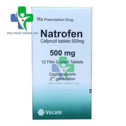 Natrofen 500mg - Thuốc kháng sinh trị nhiễm khuẩn hô hấp hiệu quả 