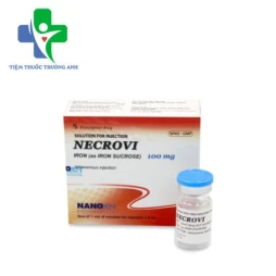 Necrovi 100mg/5ml Nanogen - Điều trị thiếu máu thiếu sắt ở bệnh nhân bị thận