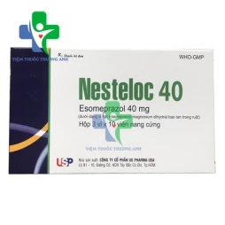 NESTELOC 40 - Thuốc trị viêm loét dạ dày, tá tràng của US Pharma