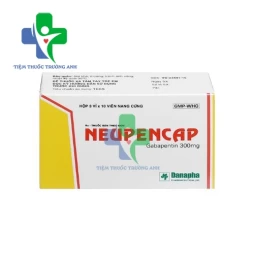 Neupencap 300mg Danapha - Điều trị hỗ trợ trong động kinh cục bộ