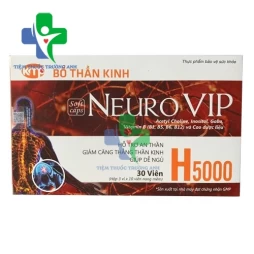 Bổ thần kinh Neuro VIP H5000 - Hỗ trợ cải thiện sức khỏe hệ thần kinh của Dolexphar