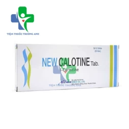 New Calotine Tab 330mg Binex - Thuốc điều trị thiếu Carnitine nguyên phát và thứ phát