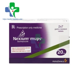 Nexium Mups 20mg AstraZeneca - Thuốc điều trị trào ngược dạ dày - thực quản