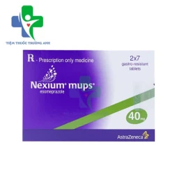 Nexium Mups 40mg AstraZeneca (viên) - Thuốc điều trị trào ngược dạ dày -  thực quản