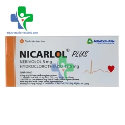 Nicarlol plus Agimexpharm - Điều trị cho người bị cao huyết áp