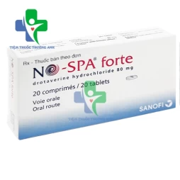 No-spa Forte 80mg - Thuốc điều trị đau dạ dày, co thắt cơ trơn của Hungary