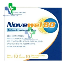 Novewel 80 Hataphar - Điều trị co thắt đường tiêu hóa