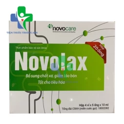 Novolax - Bổ sung chất xơ, giúp nhuận tràng, giảm táo bón hiệu quả