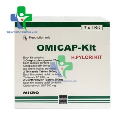 OMICAP - Kit - Thuốc điều trị viêm dạ dày mãn tính hiệu quả