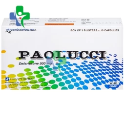 Paolucci 500mg Davipharm - Thuốc điều trị chứng thừa sắt