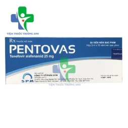 Pentovas 25mg SPM - Thuốc điều trị viêm gan B hiệu quả