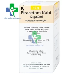 Piracetam Kabi 12g/60ml - Thuốc điều trị chóng mặt, suy giảm trí nhớ hiệu quả