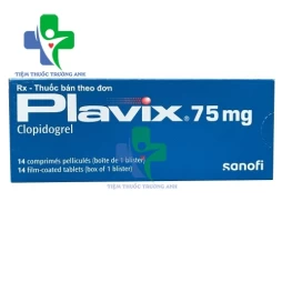 Thuốc Plavix 75mg (1 vỉ x 14 viên/hộp) chính hãng của Pháp