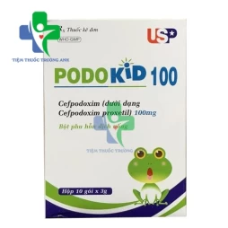 Podokid 100 - Thuốc điều trị bệnh nhiễm khuẩn nhẹ của US Pharma USA