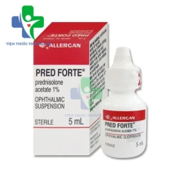 Pred Forte 1% Allergan - Thuốc điều trị viêm mi mắt, viêm giác mạc