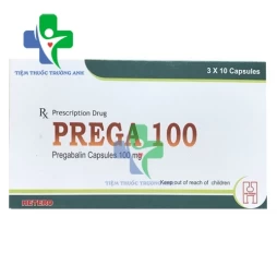 Prega 100 - Thuốc điều trị đau dây thần kinh hiệu quả 