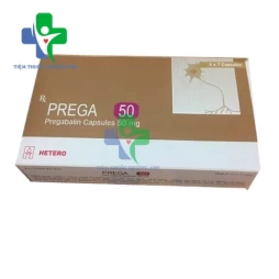 Prega 50 - Thuốc điều trị đau dây thần kinh hiệu quả 