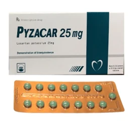 Pyzacar 25 - Thuốc điều trị tăng huyết áp hiệu quả của Pymepharco