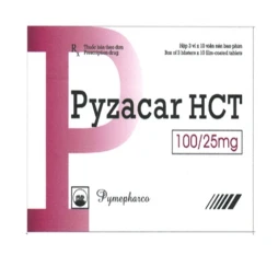 Pyzacar HCT 100/25mg - Thuốc điều trị cao huyết áp hiệu quả của Pymepharco
