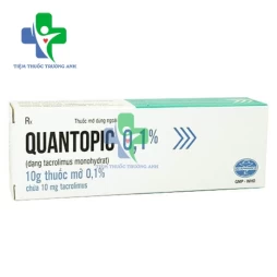 Quantopic 0,1% 10g - Thuốc điều trị viêm da dị ứng, bệnh da liễu hiệu quả
