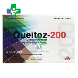 Queitoz 200mg - Thuốc điều trị tâm thần phân liệt, trầm cảm hiệu quả