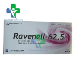 Ravenell-62,5 - Thuốc điều trị tăng áp lực động mạch phổi hiệu quả