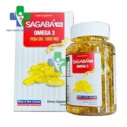 Sagaba Omega3 - Hỗ trợ tăng cường sức khỏe hiệu quả của Mỹ