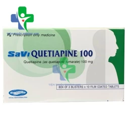 SaVi Quetiapine 100 - Thuốc điều trị tâm thần phân liệt hiệu quả