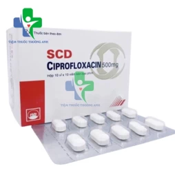 SCD Ciprofloxacin 500mg - Thuốc điều trị nhiễm khuẩn hiệu