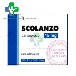 Scolanzo 15 Laboratorios Liconsa - Thuốc điều trị viêm loét dạ dày, tá tràng