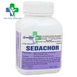 Thuốc Sedachor giảm đau và hạ sốt hiệu quả 