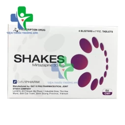 Shakes 30mg - Thuốc trị trầm cảm, rối loạn lo âu của Davipharm