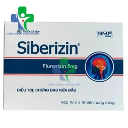 Thuốc Siberizin 5mg - Điều trị chứng đau nửa đầu hiệu quả