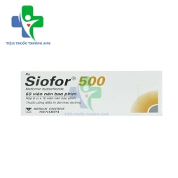 Siofor 500 Berlin-Chemie Menarini - Thuốc điều trị đái tháo đường type 2