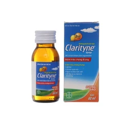 Siro Clarityne 60ml chống dị ứng hương đào