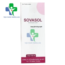 Sovasol 100ml - Thuốc điều trị các bệnh lý ngoài da hiệu quả