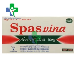 Spasvina 40mg Armephaco - Chống co thắt cơ trơn đường tiêu hóa