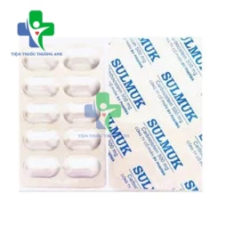 Sulmuk 500mg BV - Thuốc điều trị rối loạn hô hấp cấp hiệu quả 