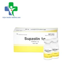 Supzolin 1g Bidiphar - Điều trị bệnh lý nhiễm khuẩn đường hô hấp