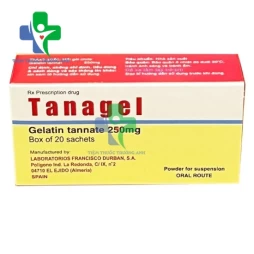 Tanagel Sac.250 - Hỗ trợ điều trị tiêu chảy của Tây Ba Nha  
