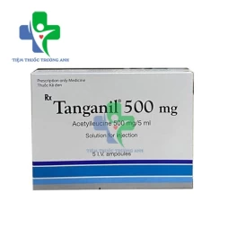 Tanganil tiêm 500mg/5ml - Thuốc điều trị hoa mắt, chóng mặt, rối loạn tiền đình của Pháp