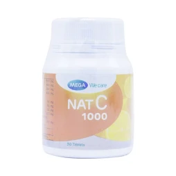 Viên Uống Bổ Sung Vitamin C Nat C 1000 Mega We Care 30 Viên