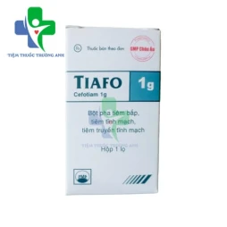Tiafo 1g Pymepharco - Thuốc điều trị nhiễm khuẩn