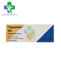 Topamax 50mg Cilag - Thuốc điều trị động kinh cục bộ