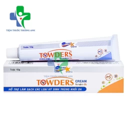 Towders Cream 15g - Thuốc điều trị chấy, rận, ghẻ, ký sinh trùng trên da