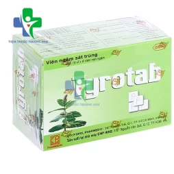 Tyrotab Pharmedic - Viên ngậm sát trùng họng và miệng