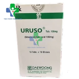 Uruso 100mg - Thuốc điều trị sỏi mật, xơ gan hiệu quả của Hàn Quốc