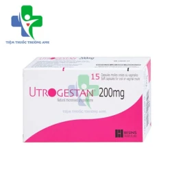 Utrogestan 200mg Besins - Thuốc trị rối loạn kinh nguyệt, dọa sảy thai