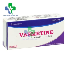 Vasmetine 8mg - Thuốc kháng sinh điều trị viêm mũi dị ứng và mề đay 