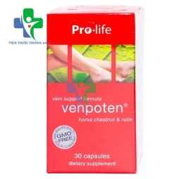 Viên Uống Hỗ Trợ Điều Trị Giãn Tĩnh Mạch Venpoten Pro-Life 100 Viên
